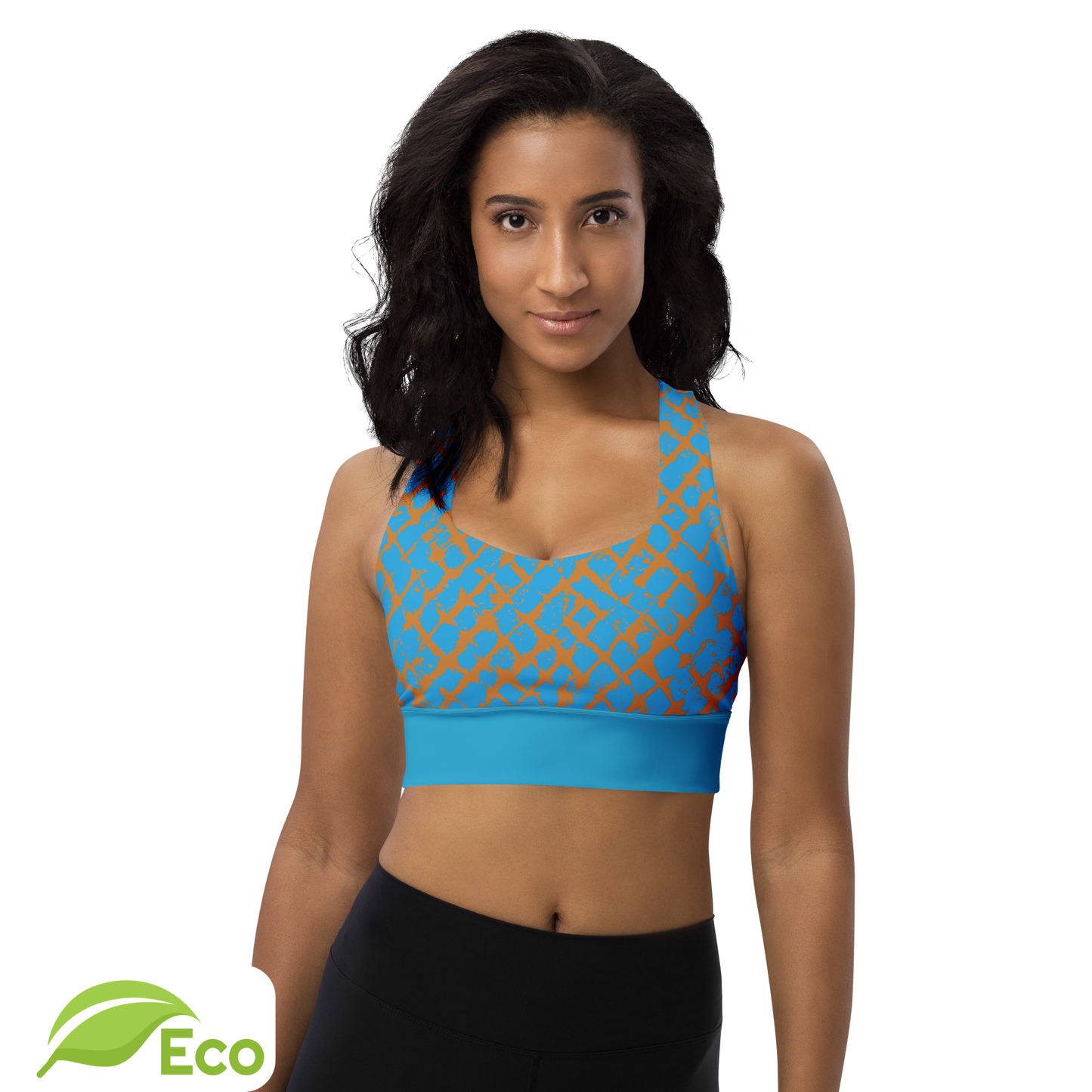 Brassière de Sport ECO "Octonyo" Bande Bleue