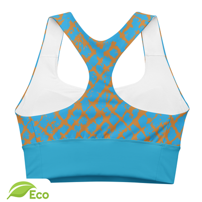 Brassière de Sport ECO "Octonyo" Bande Bleue