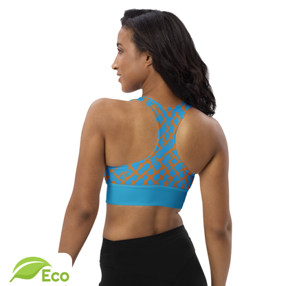 ECO "Octonyo" Sports Bra Blue Stripe