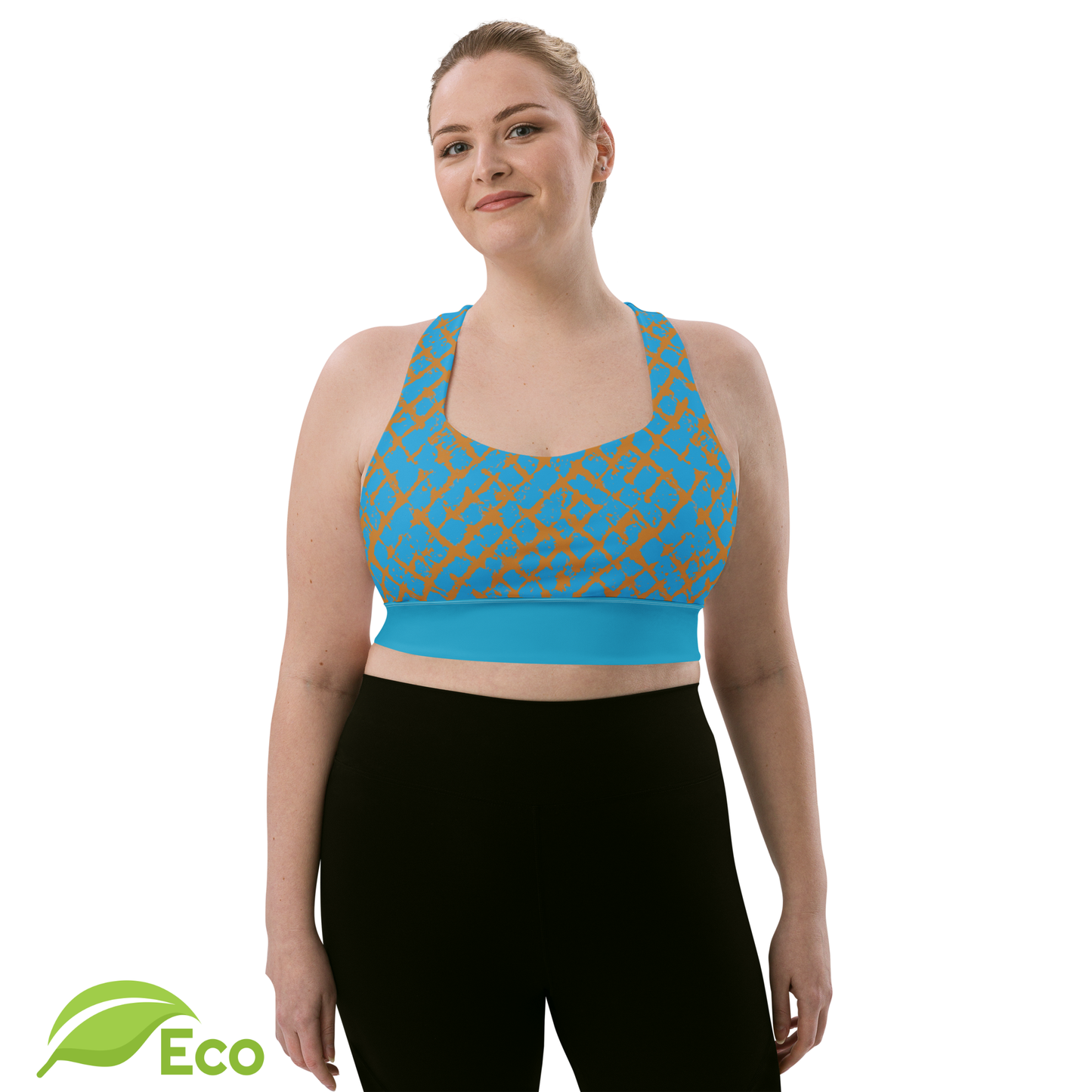 Brassière de Sport ECO "Octonyo" Bande Bleue