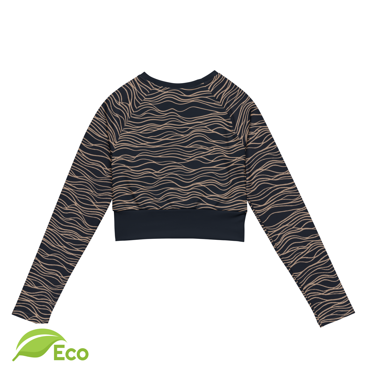 Top corto a maniche lunghe "Wavlyn" Eco