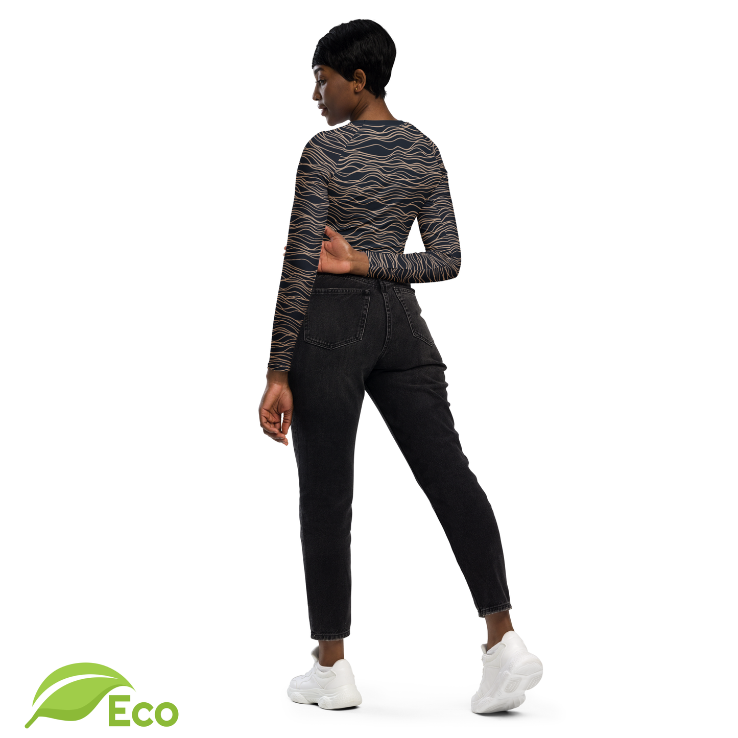 Crop Top Manches Longues Eco "Wavlyn"