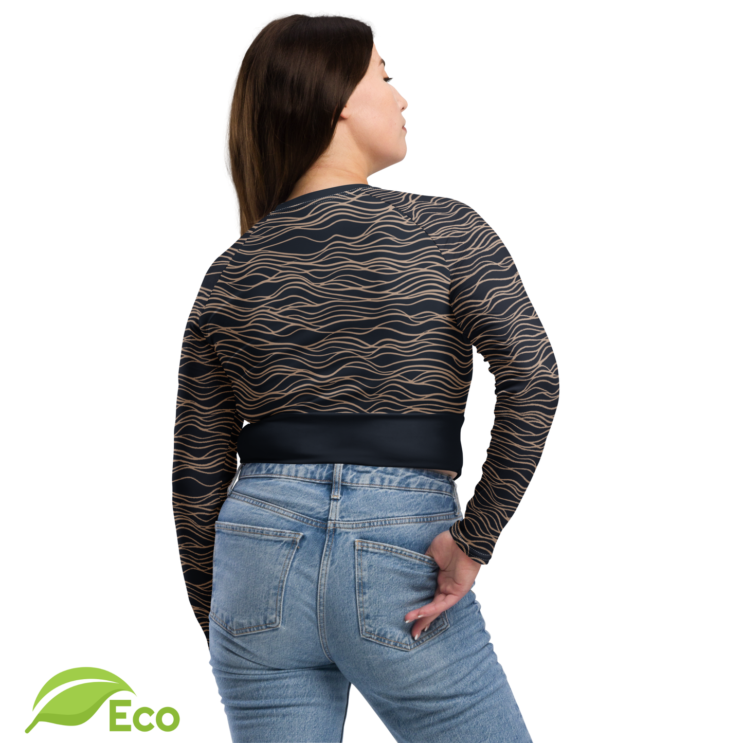 Crop Top Manches Longues Eco "Wavlyn"