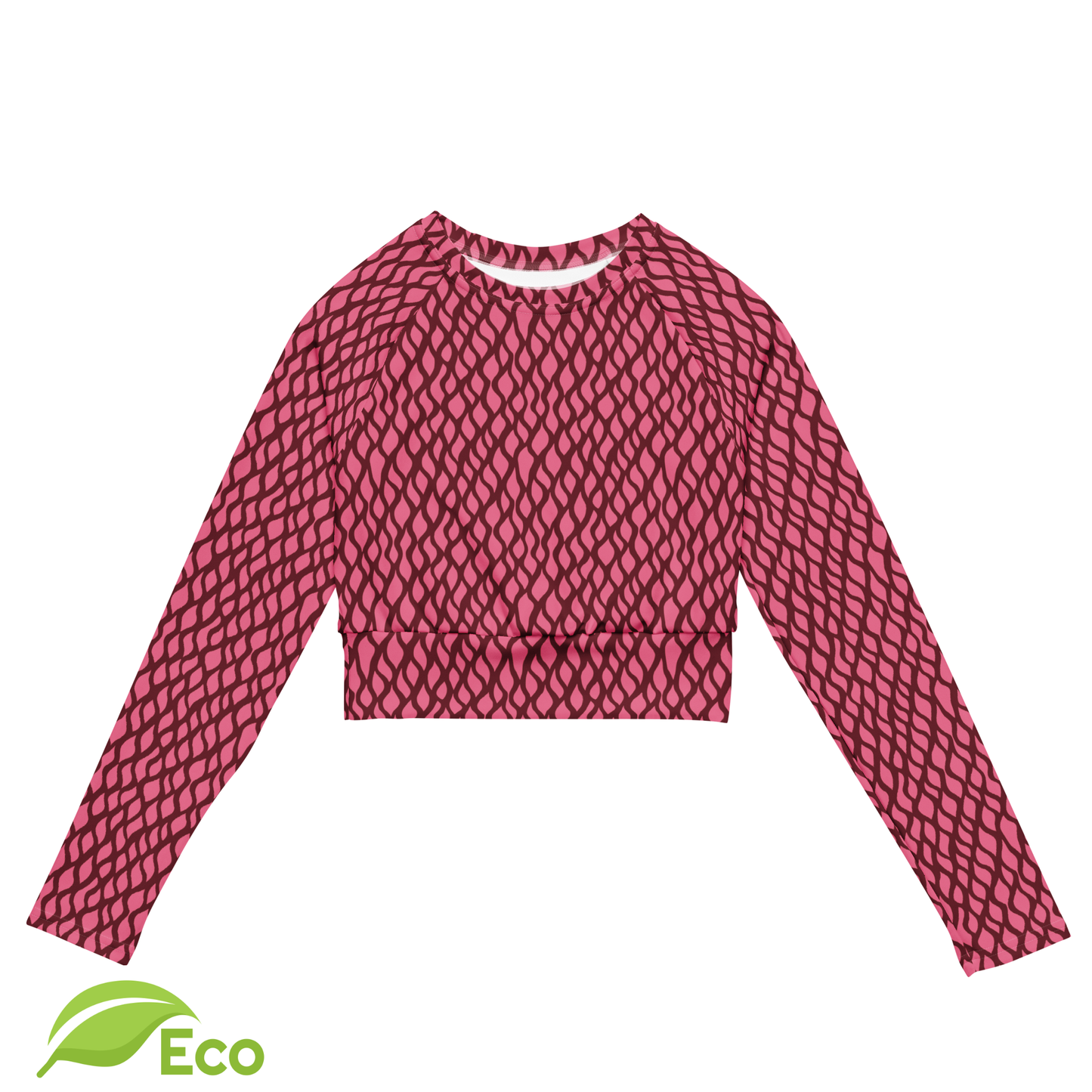 ECO "Zamio" Long Sleeve Crop Top