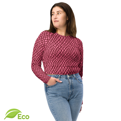 ECO "Zamio" Long Sleeve Crop Top