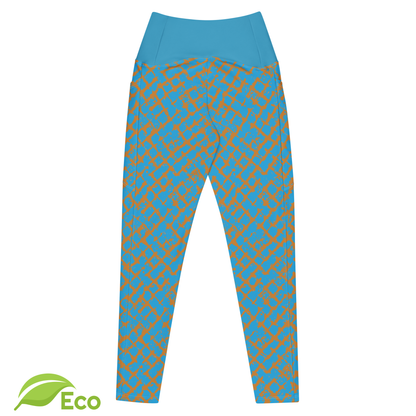 Leggings incrociati ECO "Octonyo" con tasche