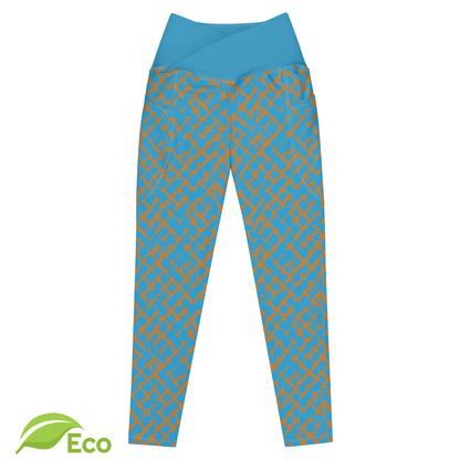 Leggings incrociati ECO "Octonyo" con tasche