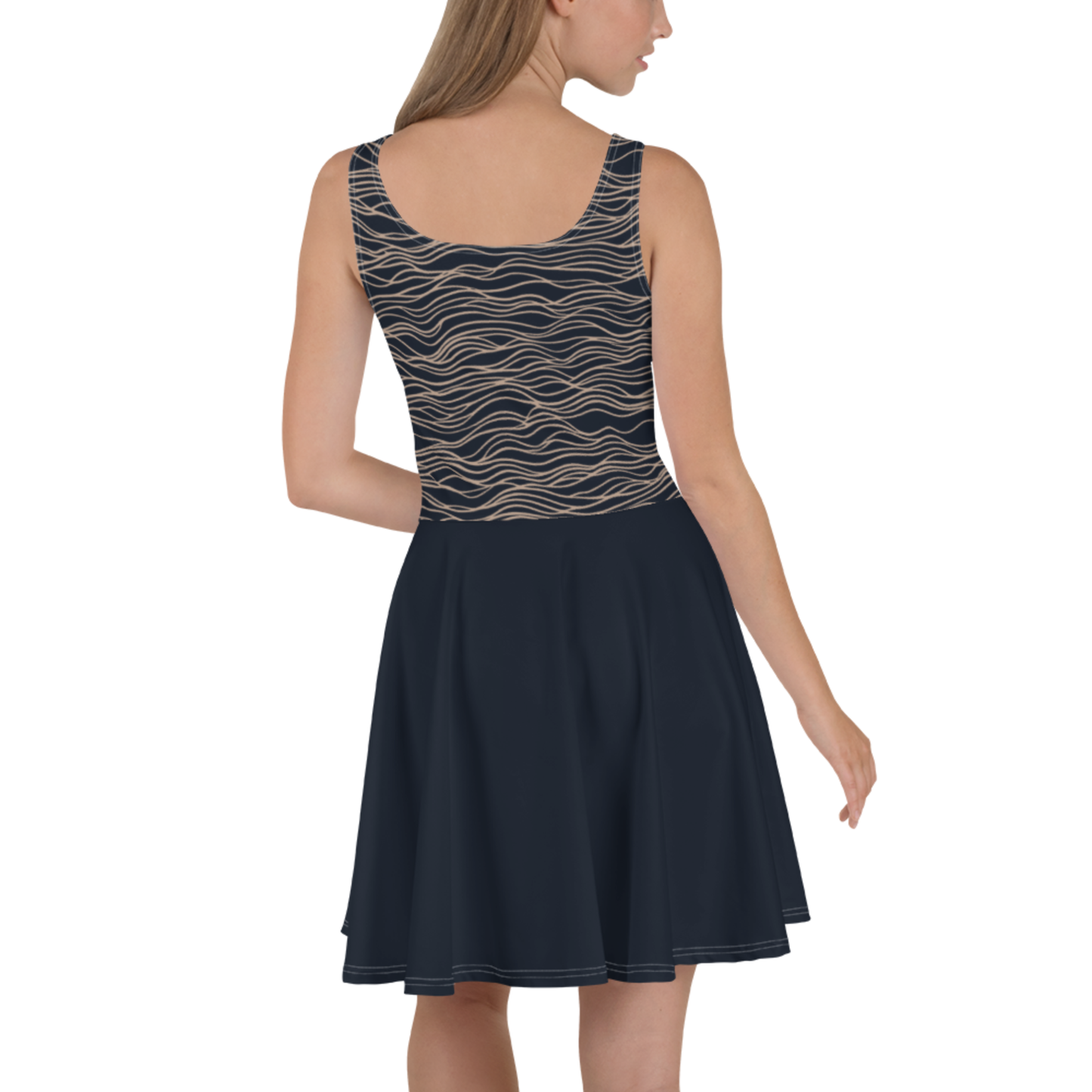 "Wavlyn" Skater Dress