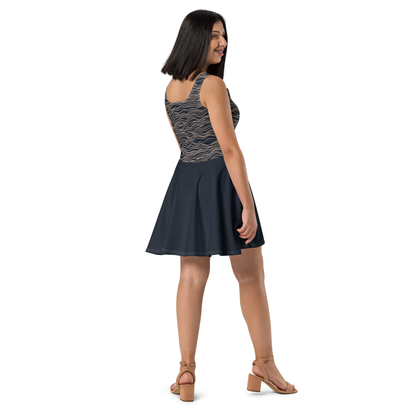 "Wavlyn" Skater Dress