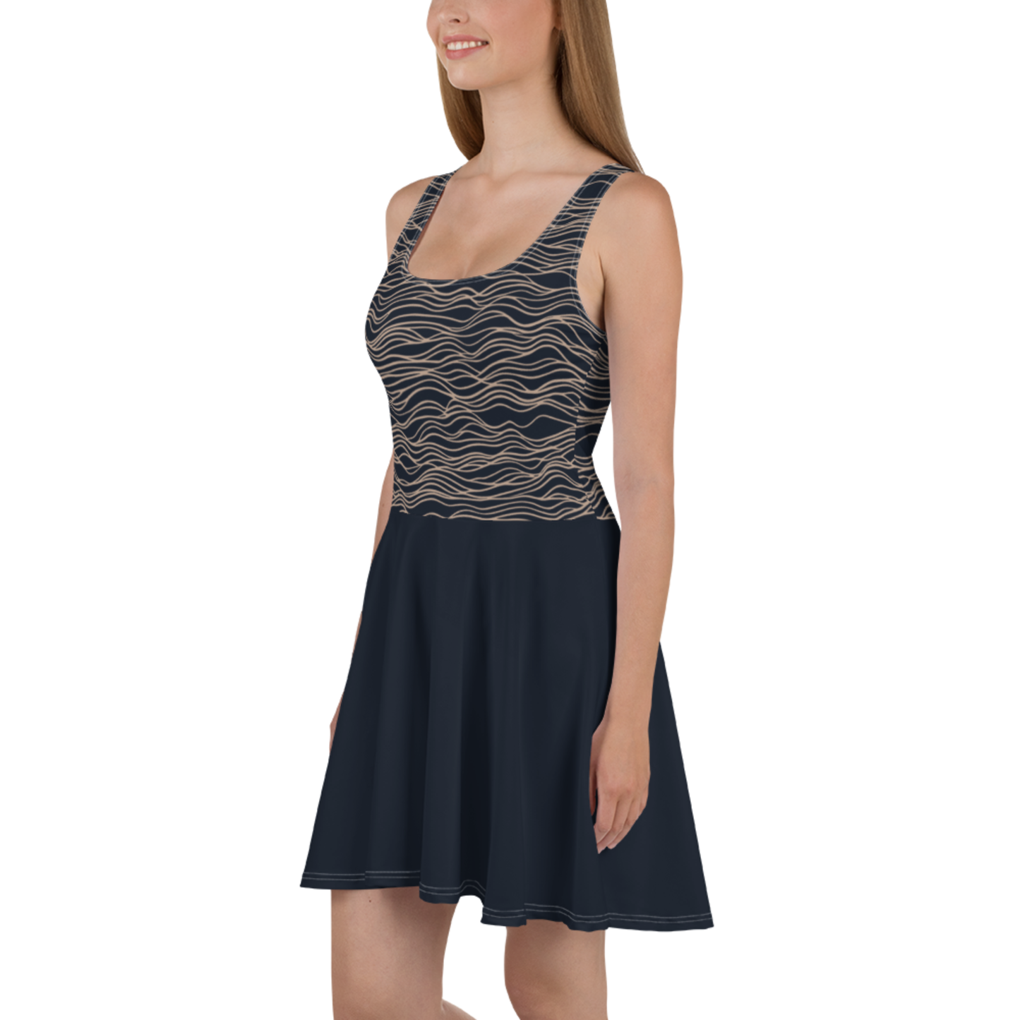 "Wavlyn" Skater Dress