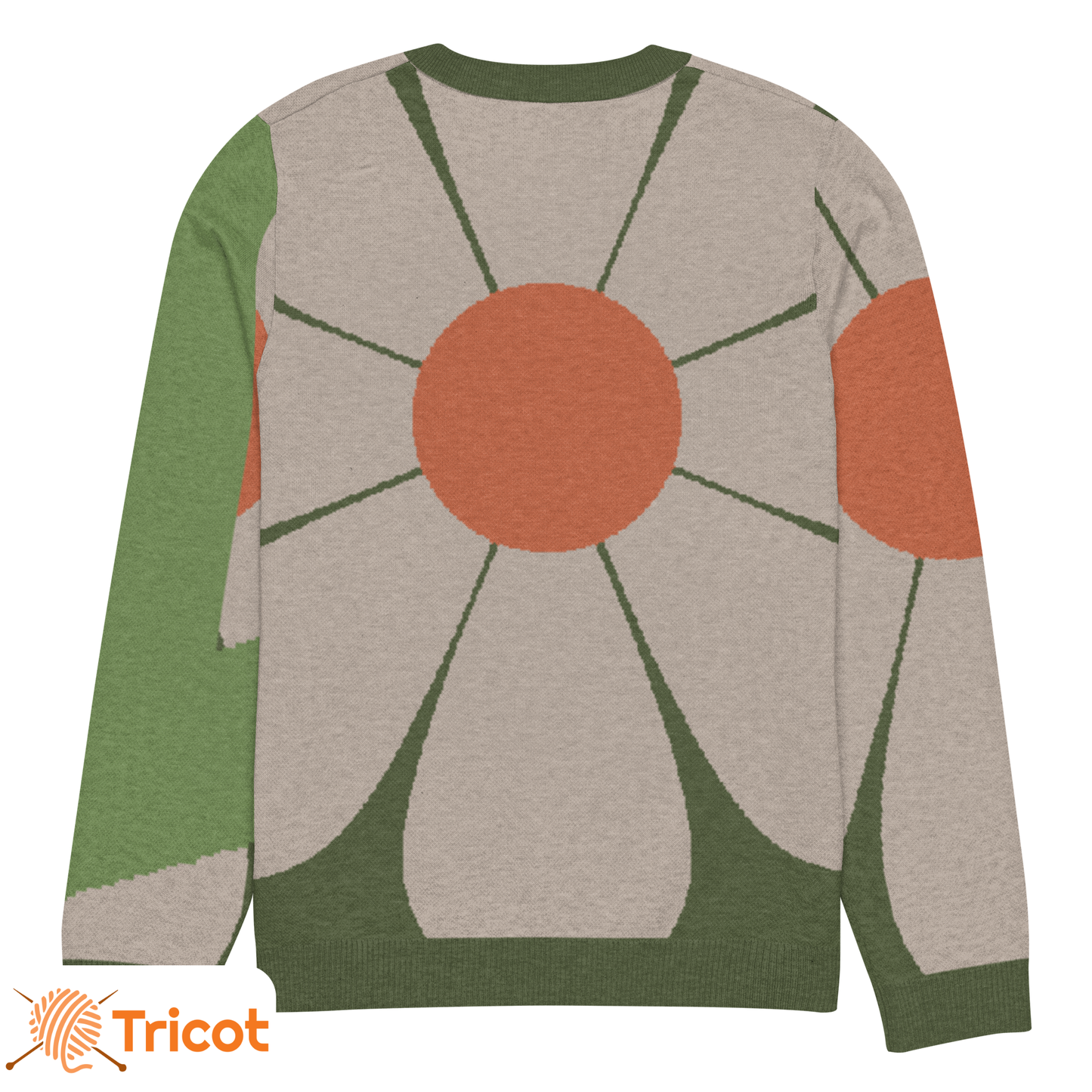 "The Biggest Flower" Unisex Knitted Classic Sweatshirt