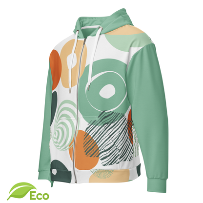 Felpa con cappuccio e zip "Vibulus" unisex ECO