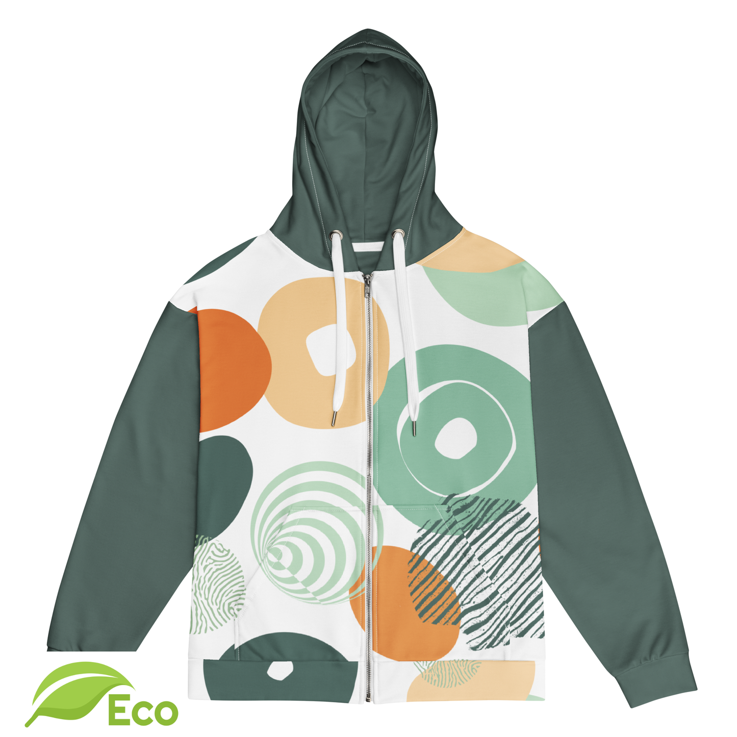 ECO Unisex "Vibulus" Zip-Up Hoodie