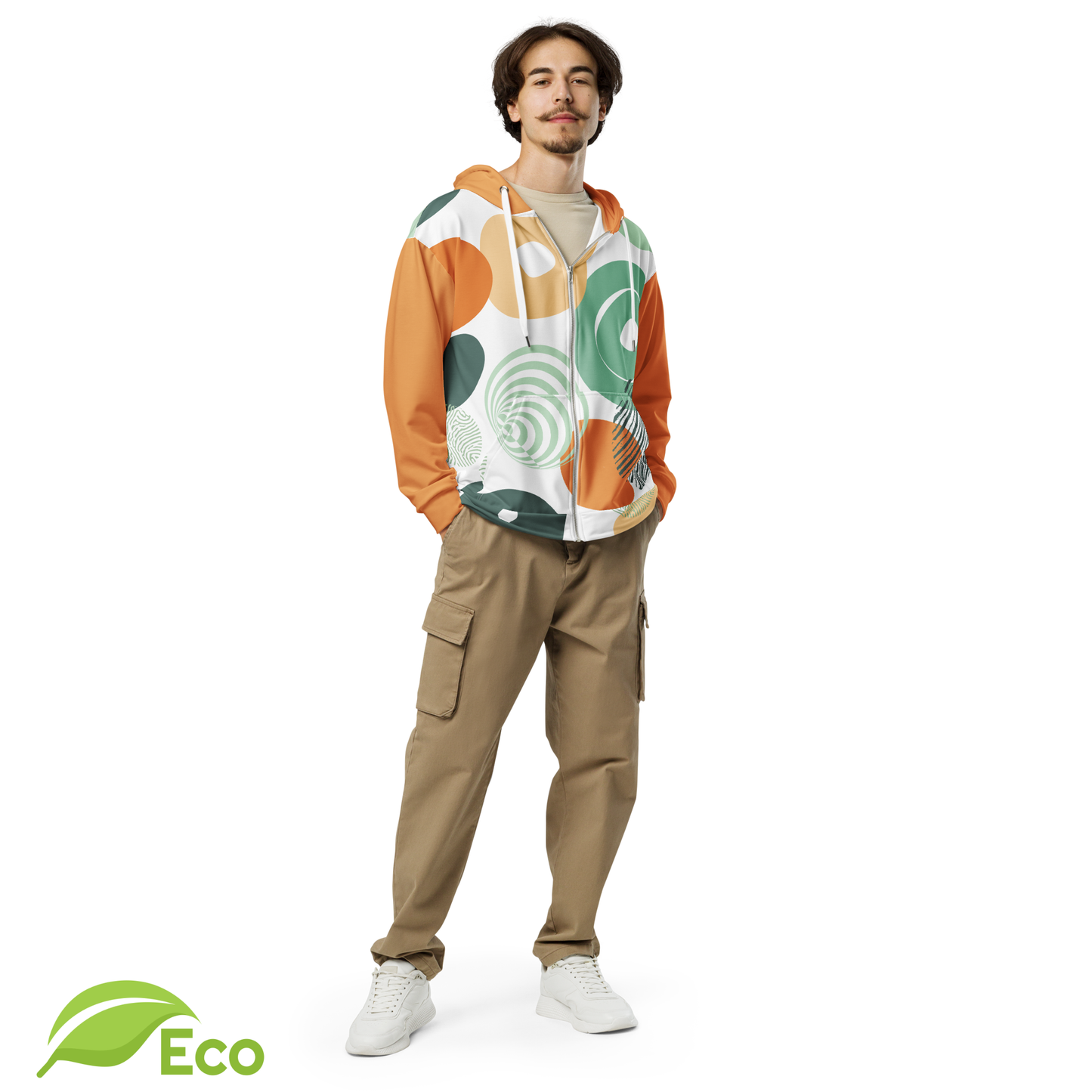 ECO Unisex "Vibulus" Zip-Up Hoodie