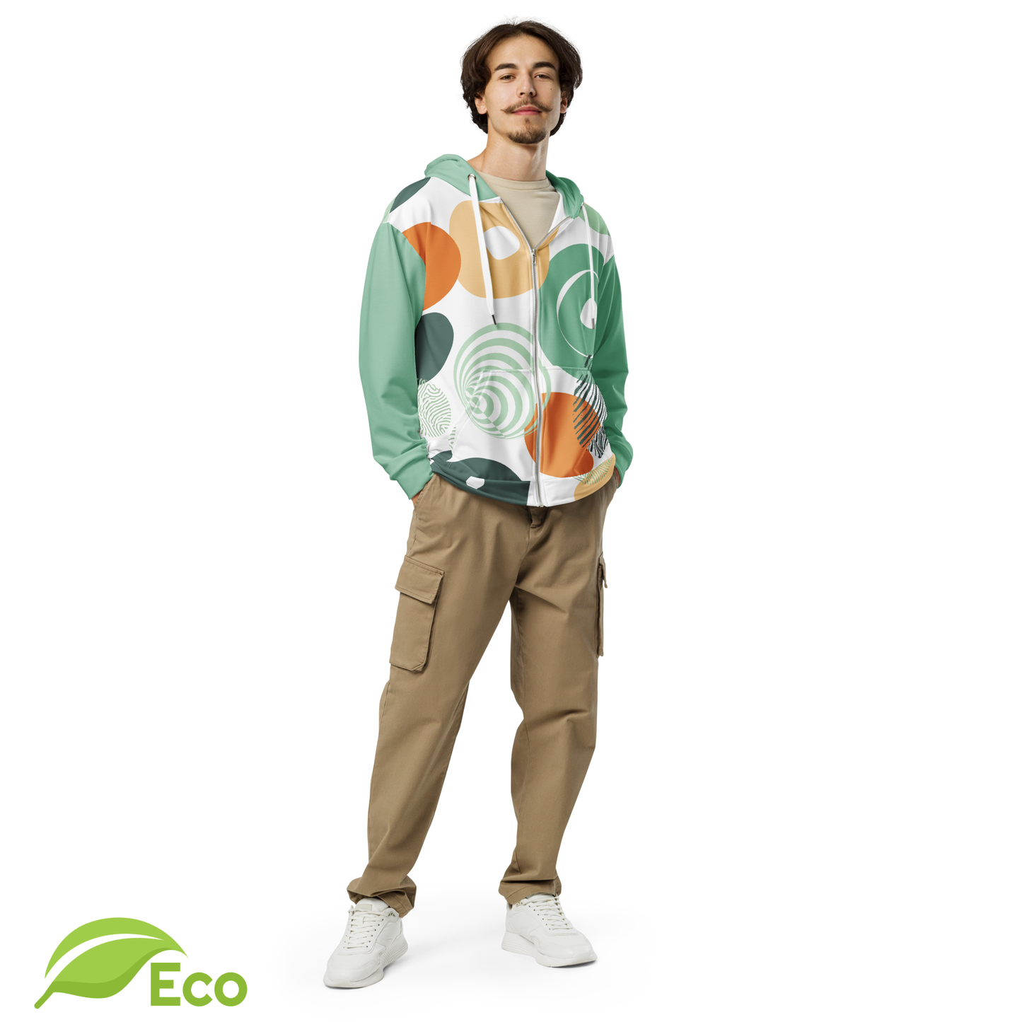 Sweat à capuche zippé ECO Unisexe "Vibulus"