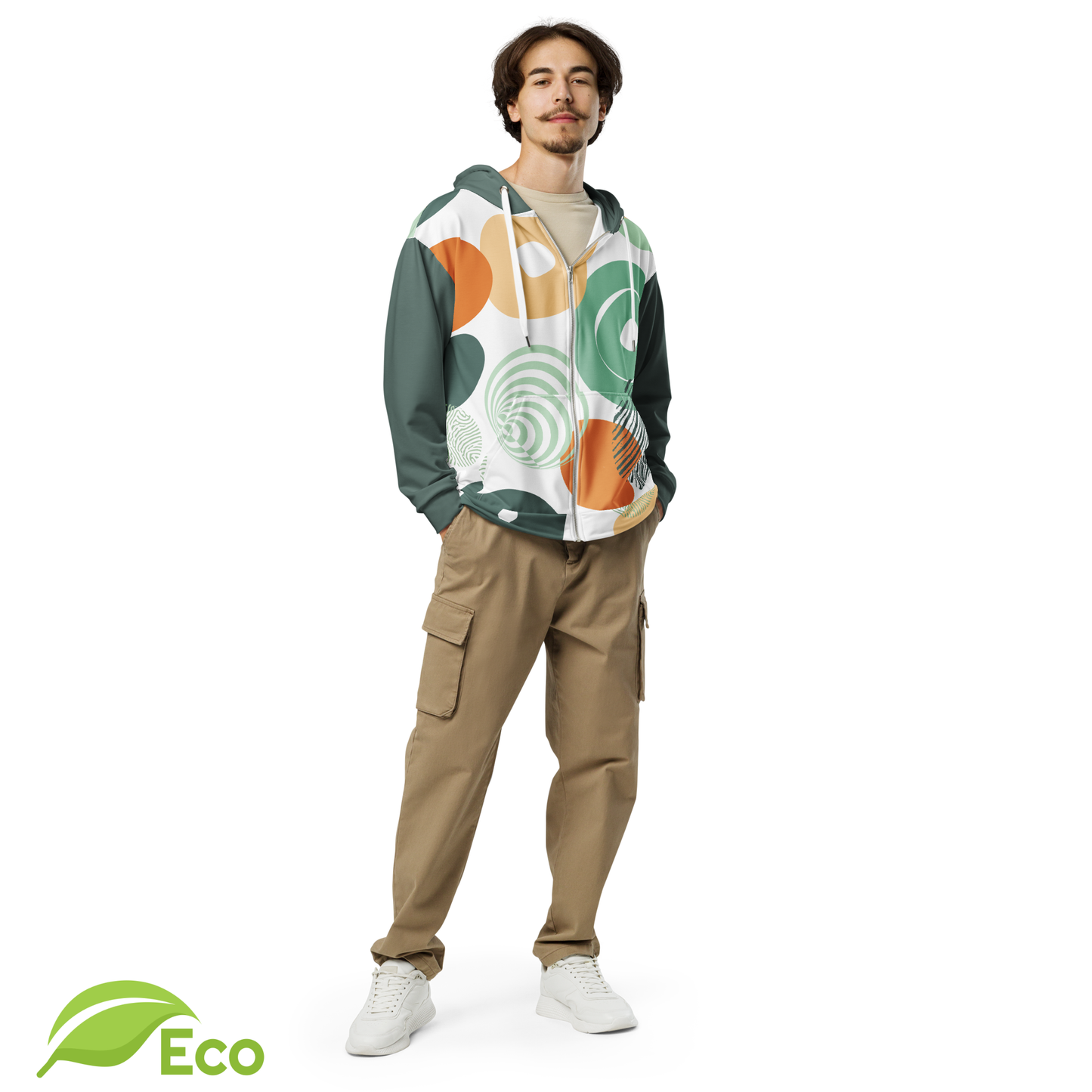 ECO Unisex "Vibulus" Zip-Up Hoodie