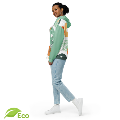 Sweat à capuche zippé ECO Unisexe "Vibulus"