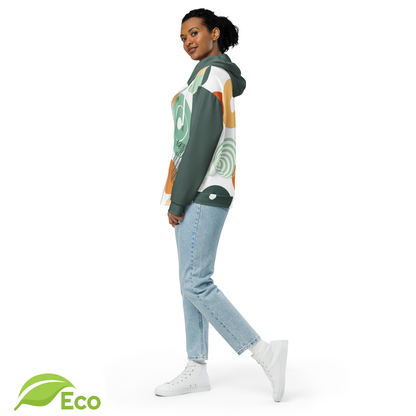 Sweat à capuche zippé ECO Unisexe "Vibulus"