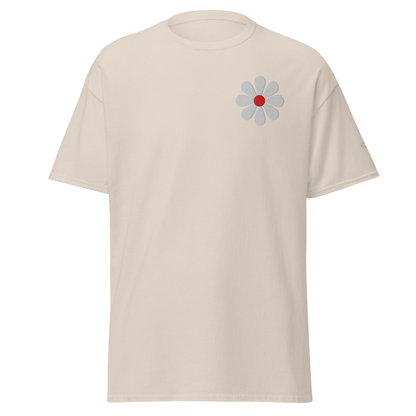 T-Shirt Classique Unisexe Broderie "Flower"