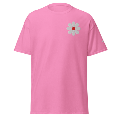 T-Shirt Classique Unisexe Broderie "Flower"