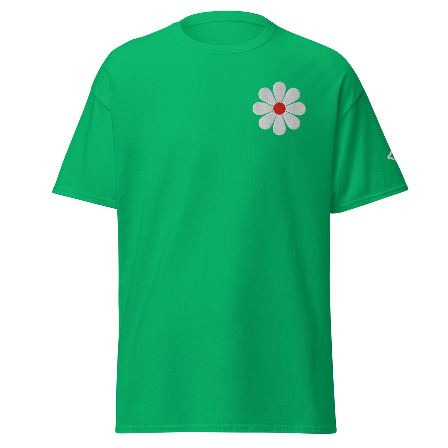 T-Shirt Classique Unisexe Broderie "Flower"