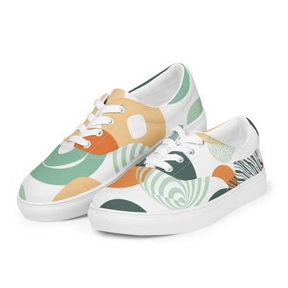 Women's canvas tennis shoes with laces "Vibulus"