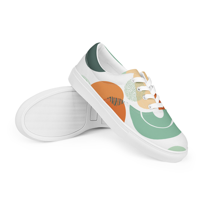 Women's canvas tennis shoes with laces "Vibulus"