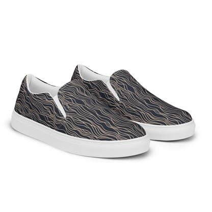 Women's "Wavlyn" laceless canvas tennis shoes