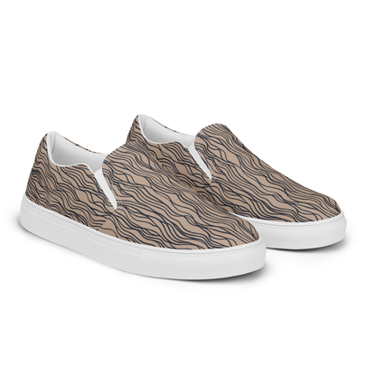 Women's "Wavlyn Reverse" laceless canvas tennis shoes